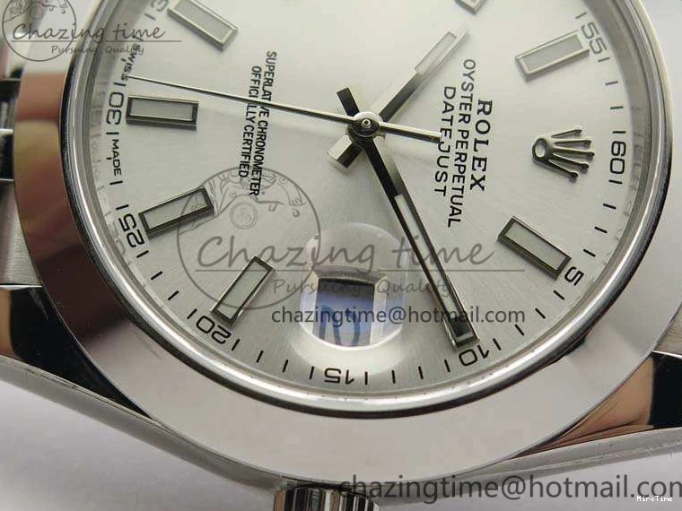 MiroTime 0401 Packable DateJust 228238 Smooth Bezel SS Noob 1:1 Best Edition Silver Sticks Dial On Jubilee Bracelet A 3506